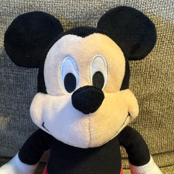 Disney Mickey Mouse Plush Toy - Black, Red, Yellow - Picture 5 of 6